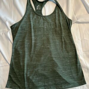 Green Nike DriFit Women's Tank Top